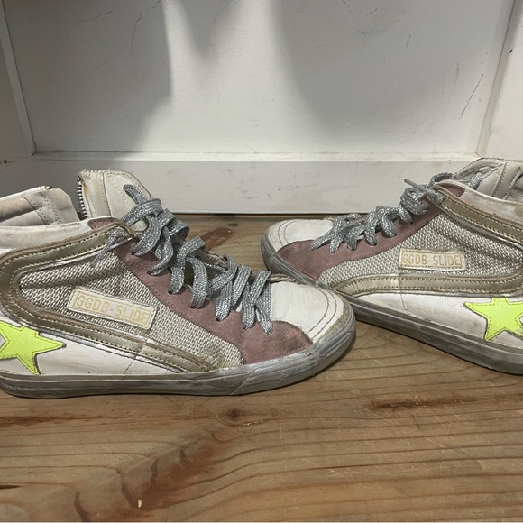 Golden Goose Slide sneakers white with pink upper - Picture 2 of 6